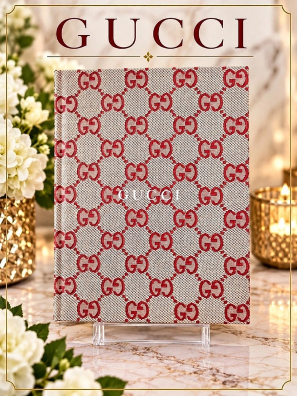 Rare GUCCI My Scrapbook Japan GG Monogram Hardcover Fashion Art Book